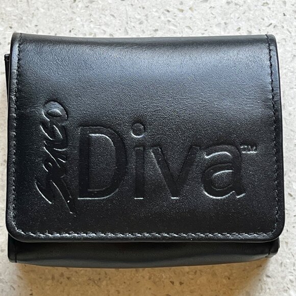 Widex Black Leather Zippered Case Organizer Multiple Compartments & Snap Closure - Picture 9 of 10